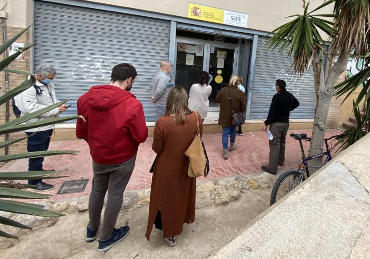 Una oficina de empleo en Alicante