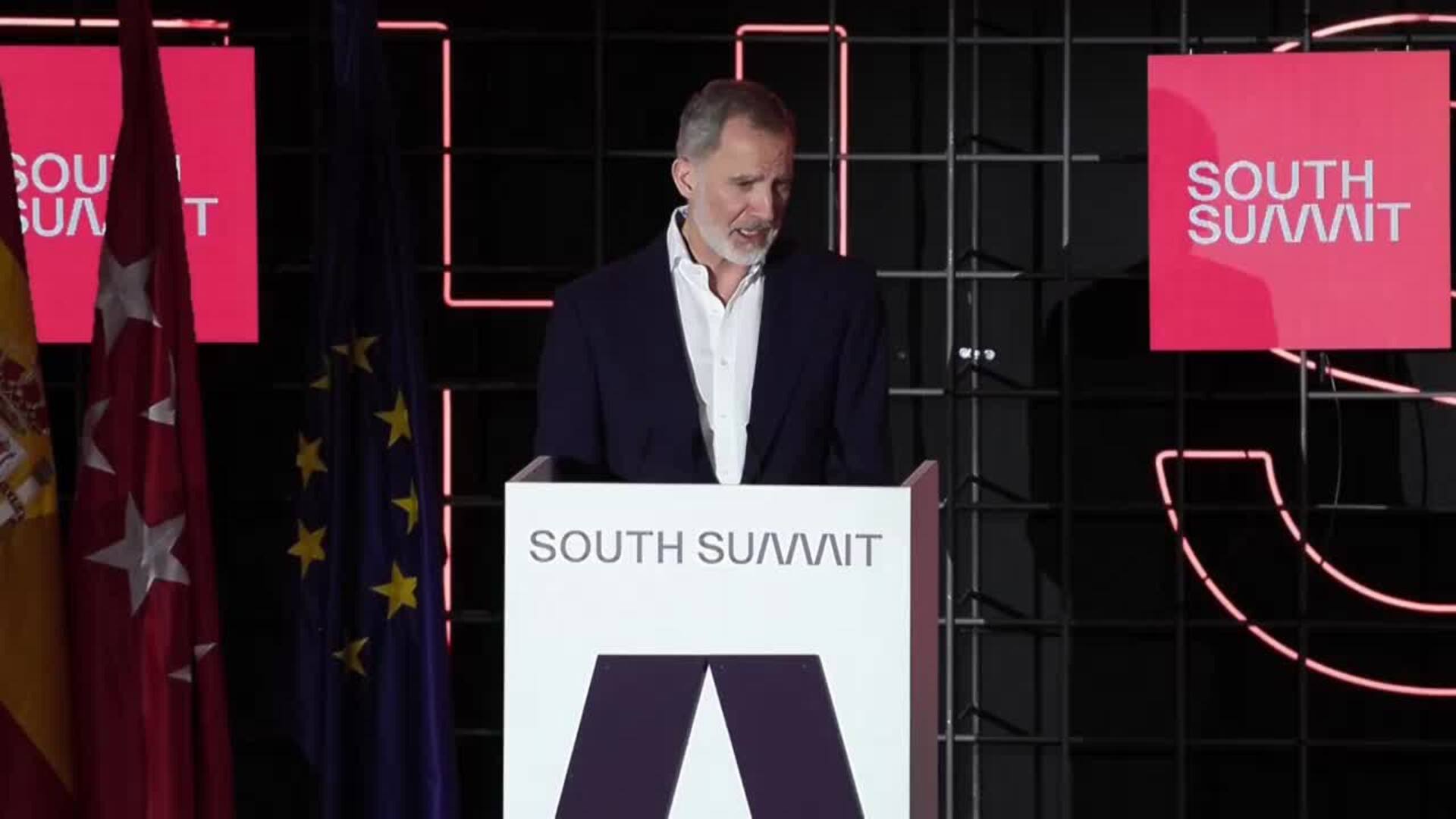 Felipe VI anima a los emprendedores a construir una España líder en innovación y en ética