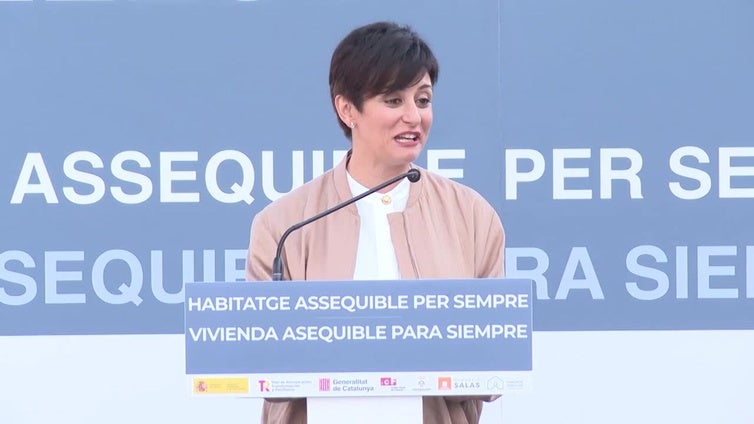 Isabel Rodríguez: "Para que España avance hacen falta viviendas dignas y asequibles"