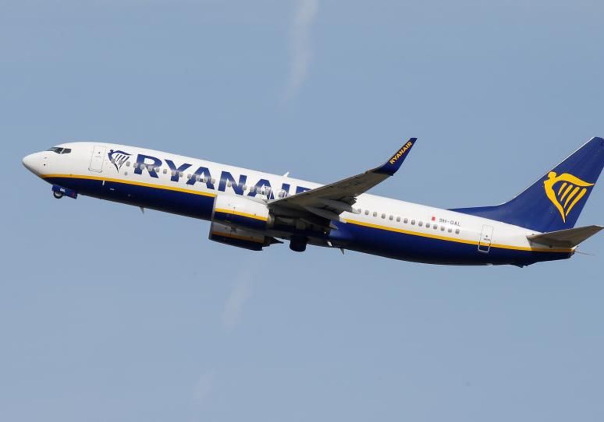 Avión de Ryanair