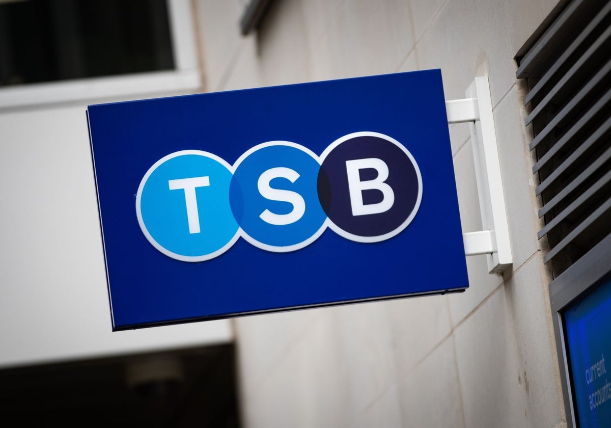 Una sucursal de TSB en Reino Unido