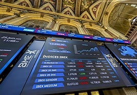 El Ibex 35 cae un 1,59% lastrado por la banca y tras las amenazas de Trump