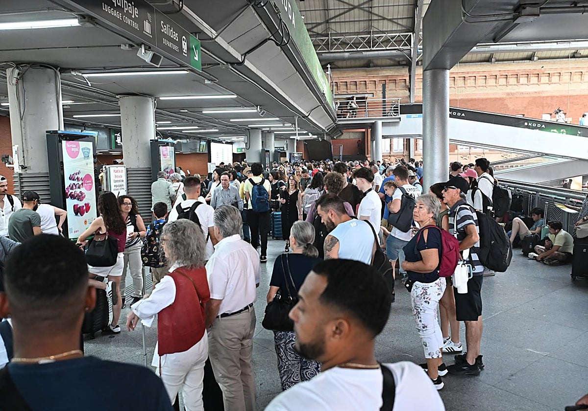 Varios usuarios afectados por el caos ferroviario