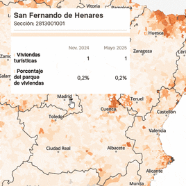 Mapa de las viviendas turísticas calle a calle: dónde están las más de 380.000 que hay en España