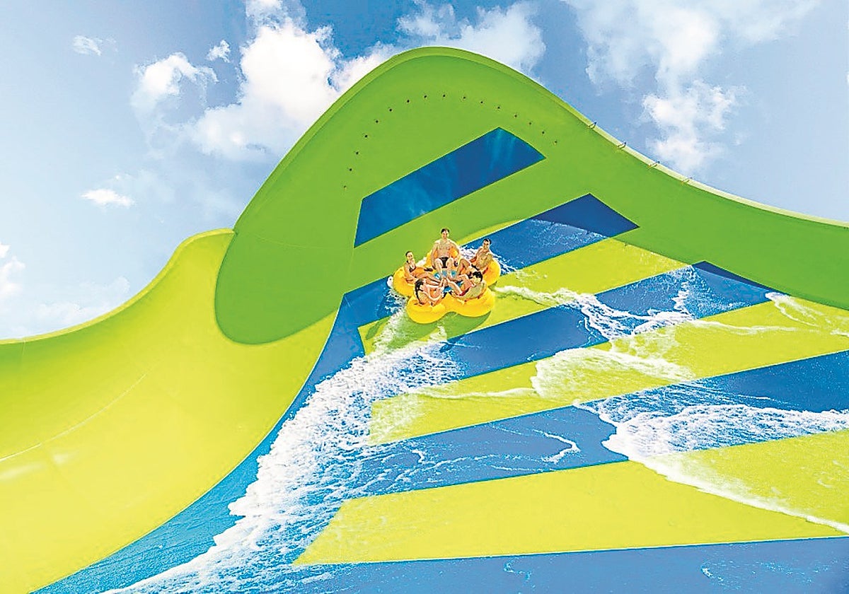 imagen de la atracción Aqua Rocket, de Water World