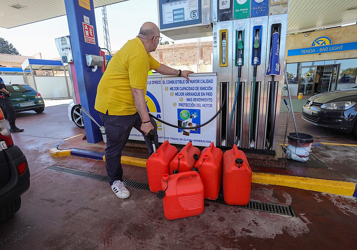 Una gasolinera en Salamanca