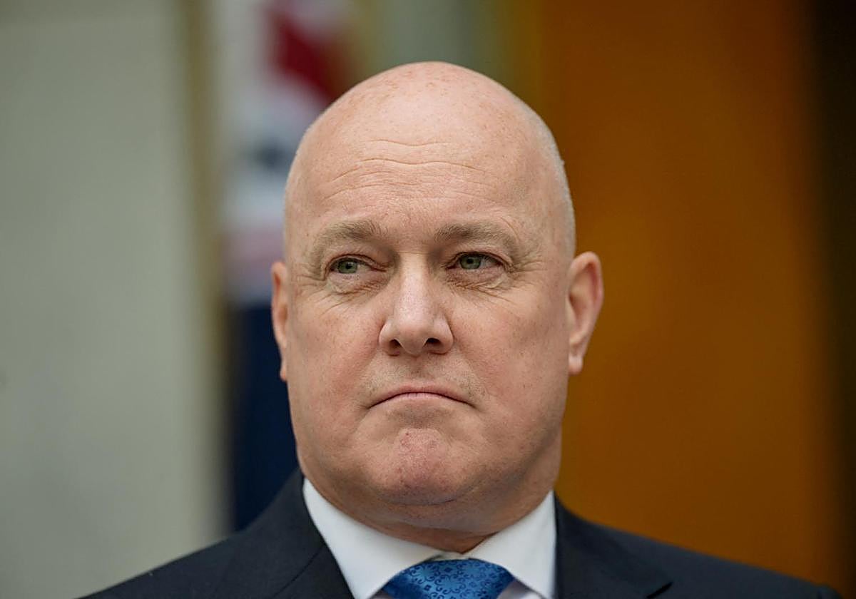 El primer ministro neozelandés, Christopher Luxon