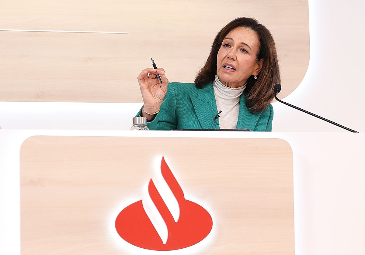 La presidenta del Banco Santander, Ana Botín