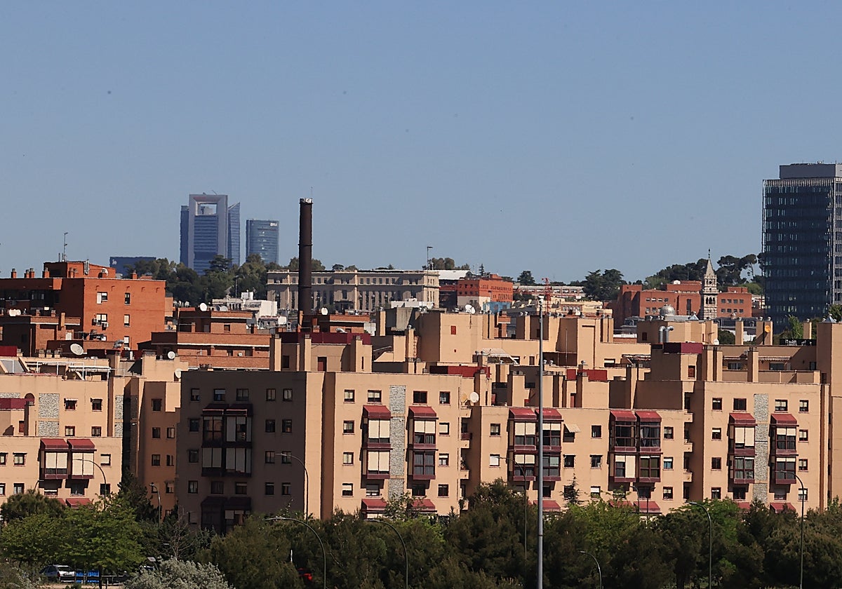 Bloques de vivienda en Madrid