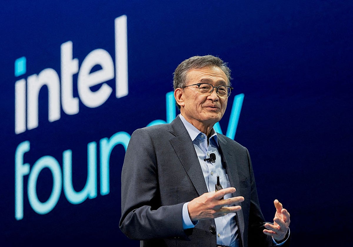 Lip-Bu Tan, CEO de Intel, en una conferencia en EE.UU.