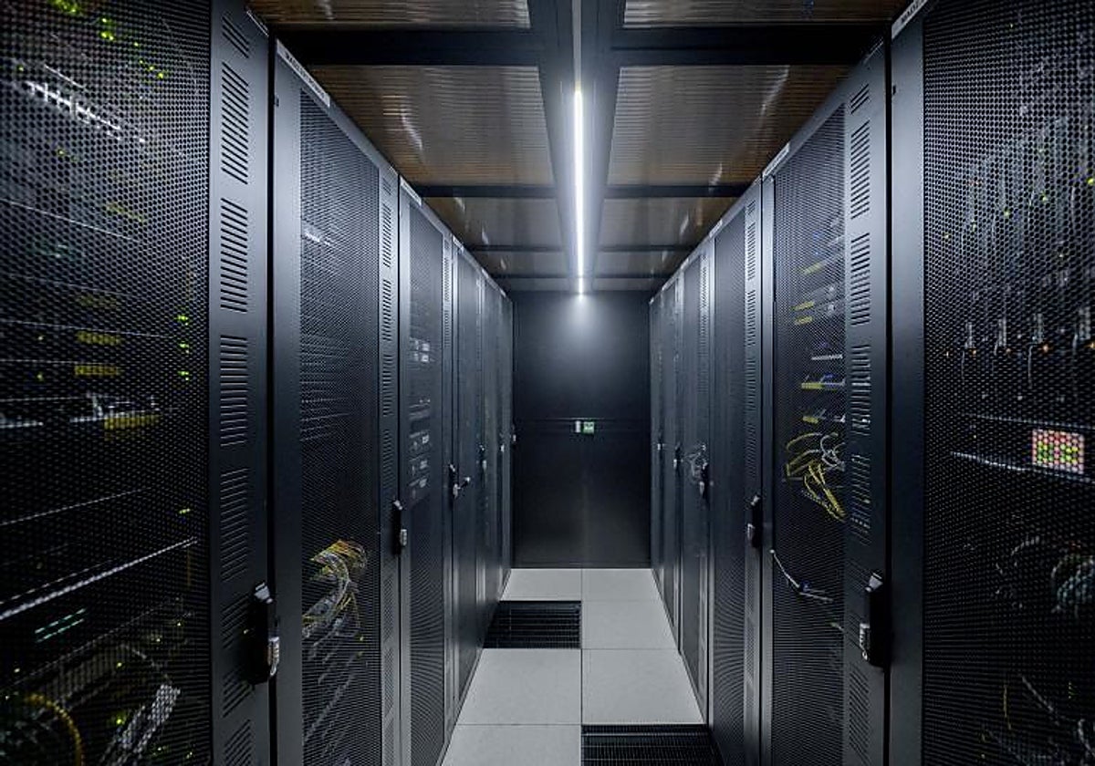 Imagen del centro de datos Digital Realty (Interxion), en Madrid