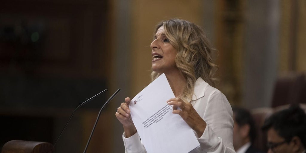 Yolanda Díaz responde al veto de la jornada laboral con la activación del registro horario