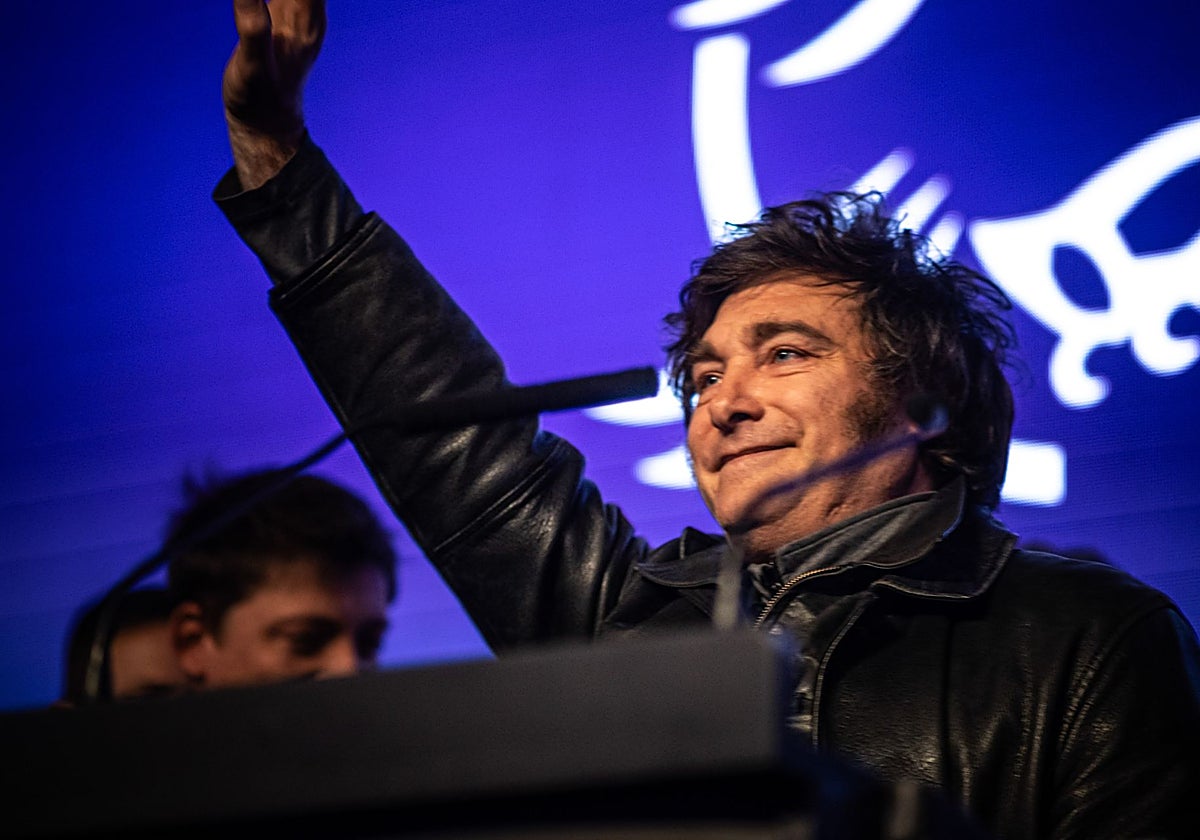 El presidente argentino, Javier Milei