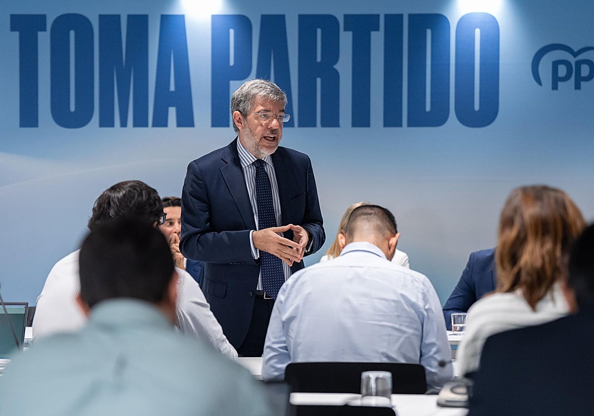 El vicesecretario de Economía del PP, Alberto Nadal