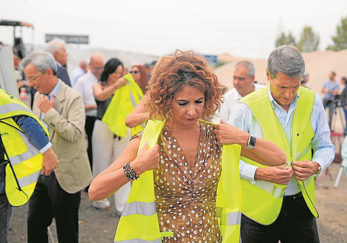 La ministra de Hacienda, María Jesús Montero, ayer en Córdoba