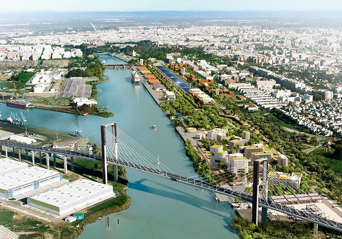 Recreación del Distrito Portuario de Sevilla