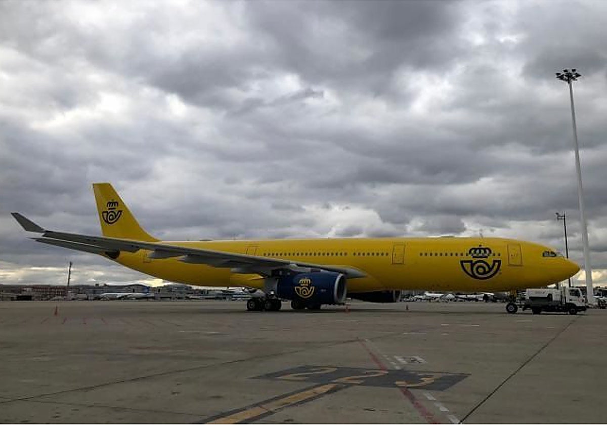 Imagen de Milana Bonita, el avión con el que Correos quería ofrecer su servicio de transporte aéreo