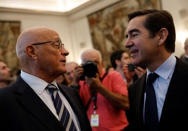 La Bolsa premia al BBVA con un alza del 5,9% y castiga al Sabadell, que cae un 6,7%