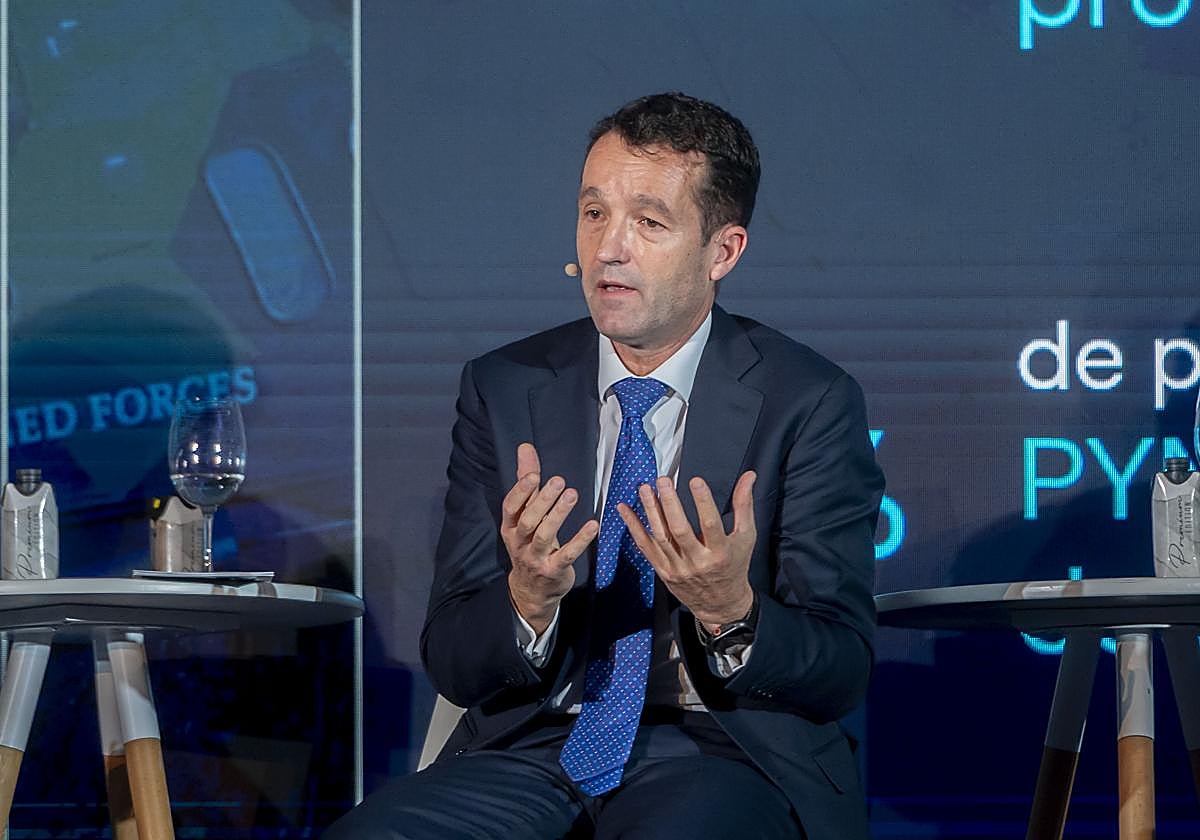 Ángel Escribano, presidente de Indra, en una imagen de archivo