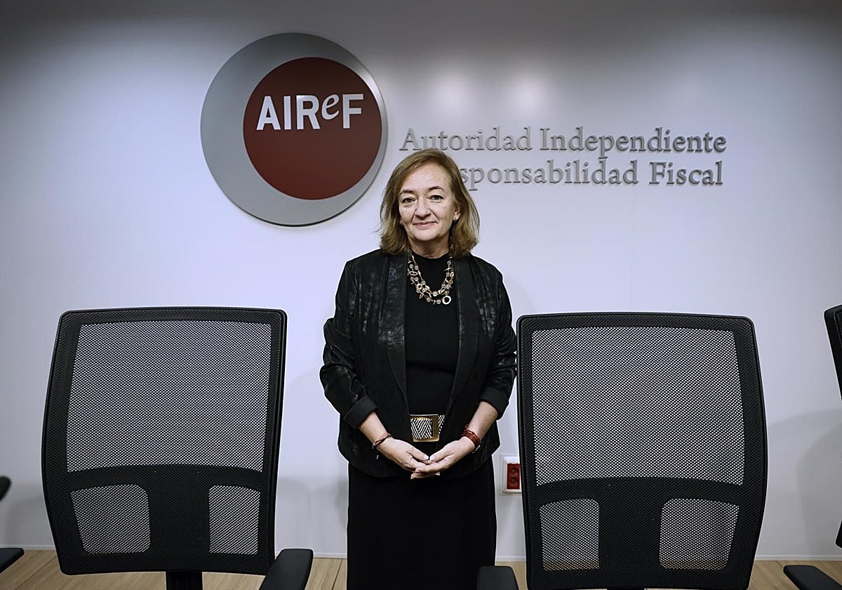 La presidenta de la Autoridad Independiente de Responsabilidad Fiscal, Cristina Herrero