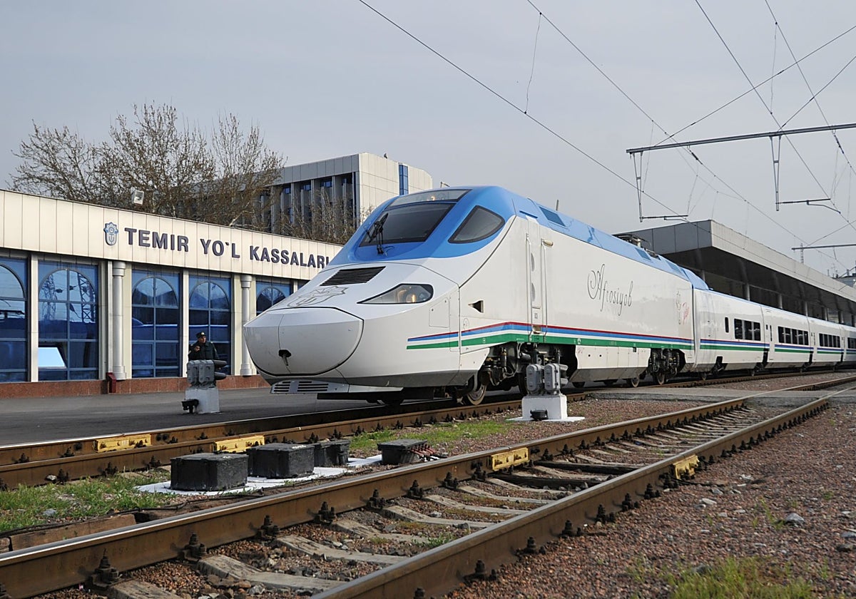 Un tren de alta velocidad en el país