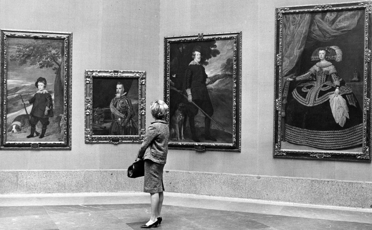 Museo del Prado. Sala Velázquez. Madrid, 1963