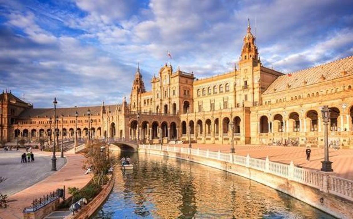 La plaza de España en Sevilla