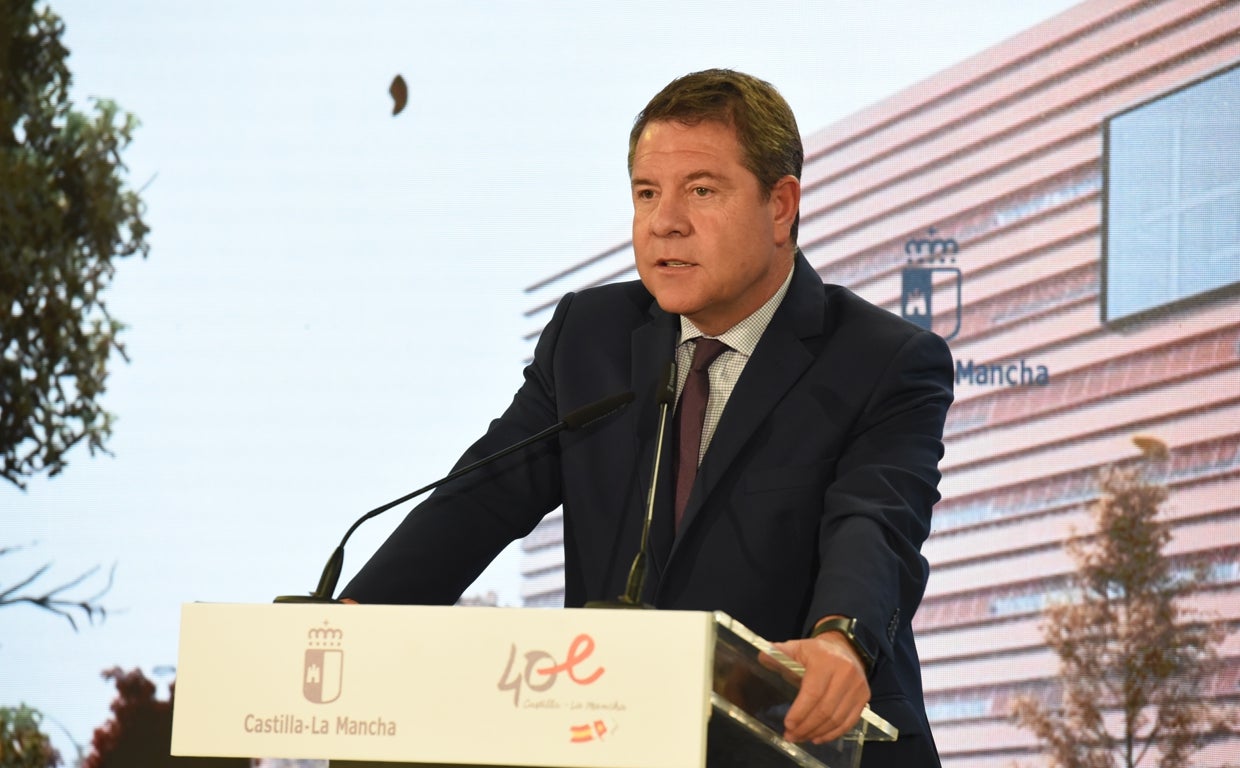 El presidente regional este viernes en Ciudad Real