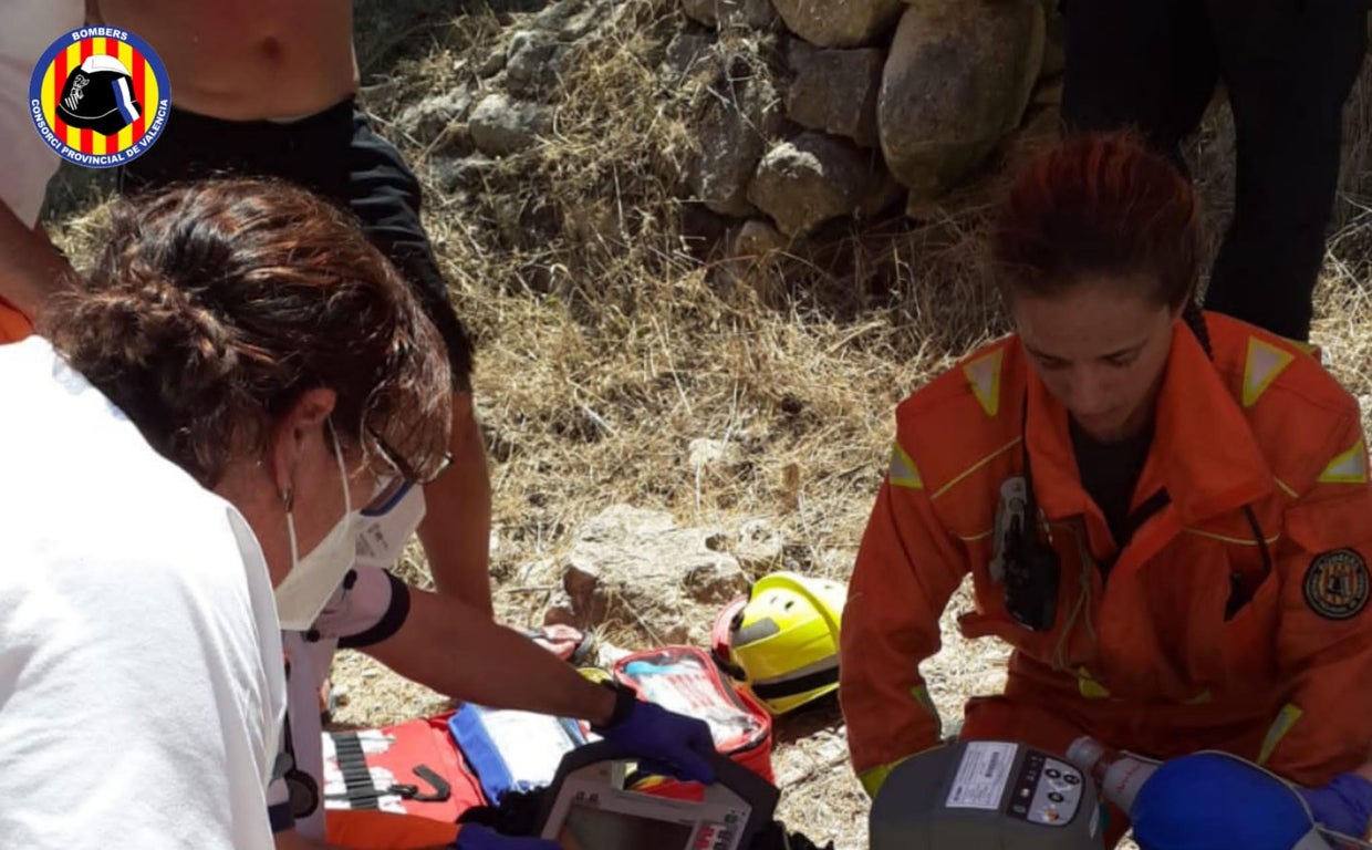 Un hombre muere tras caer por unas escaleras en la zona del Pou Clar de  Ontinyent