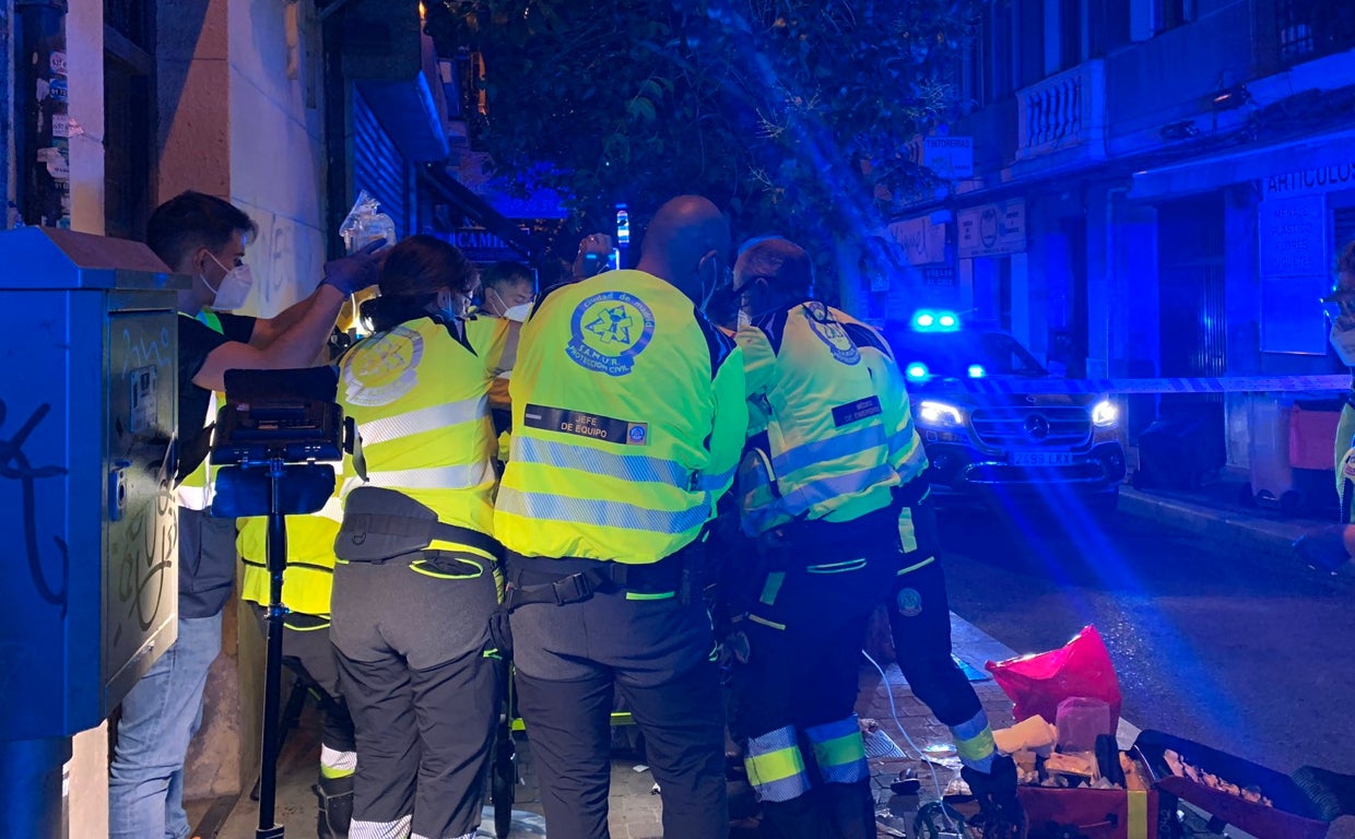 Los servicios de emergencias revierten la parada del agredido