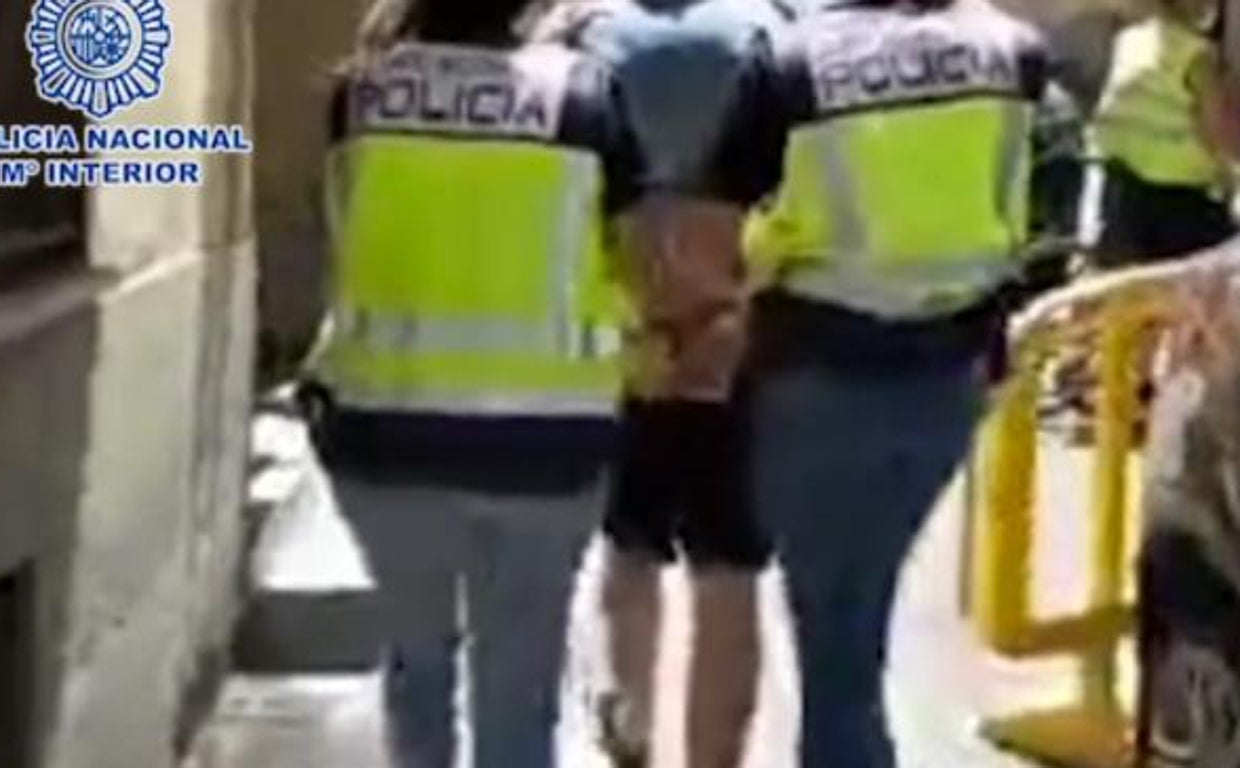 Imagen de archivo de una detención por parte de la Policía Nacional