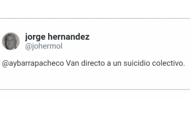 El tuit que provocó la cancelación de la cuenta durante 12 horas