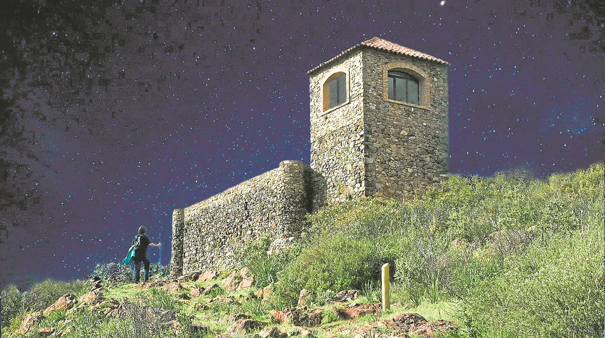 Privilegiado mirador de estrellas en el corazón de la sierra de Huelva