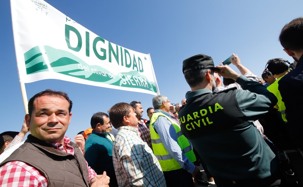 Protestas recientes de los agricultores y ganaderos en la provincia de Córdoba