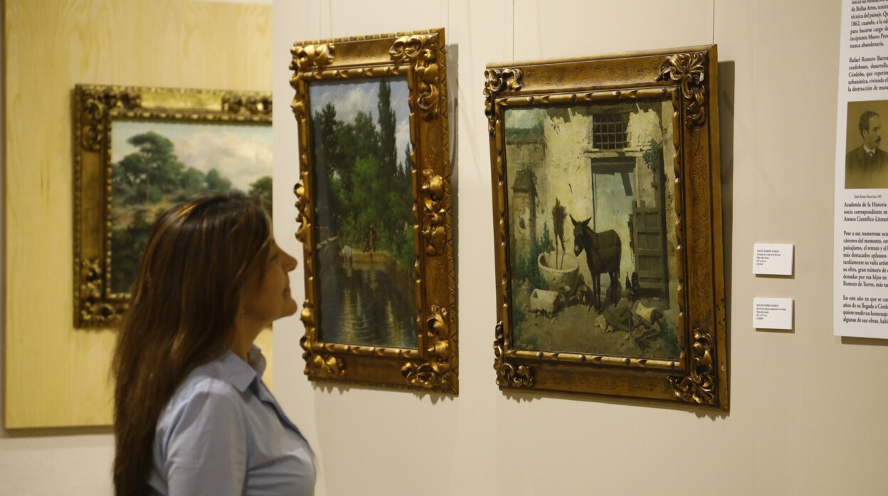 Romero Barros vuelve a ser pintor en el Museo de Bellas Artes de Córdoba