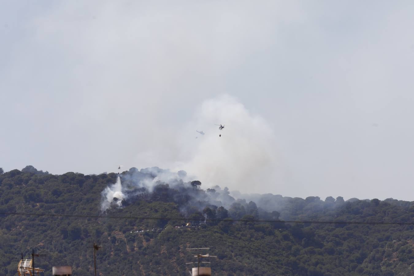 El incendio en la Sierra de Córdoba, en imágenes