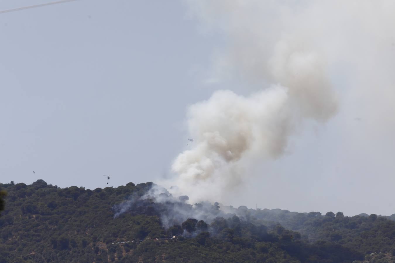 El incendio en la Sierra de Córdoba, en imágenes