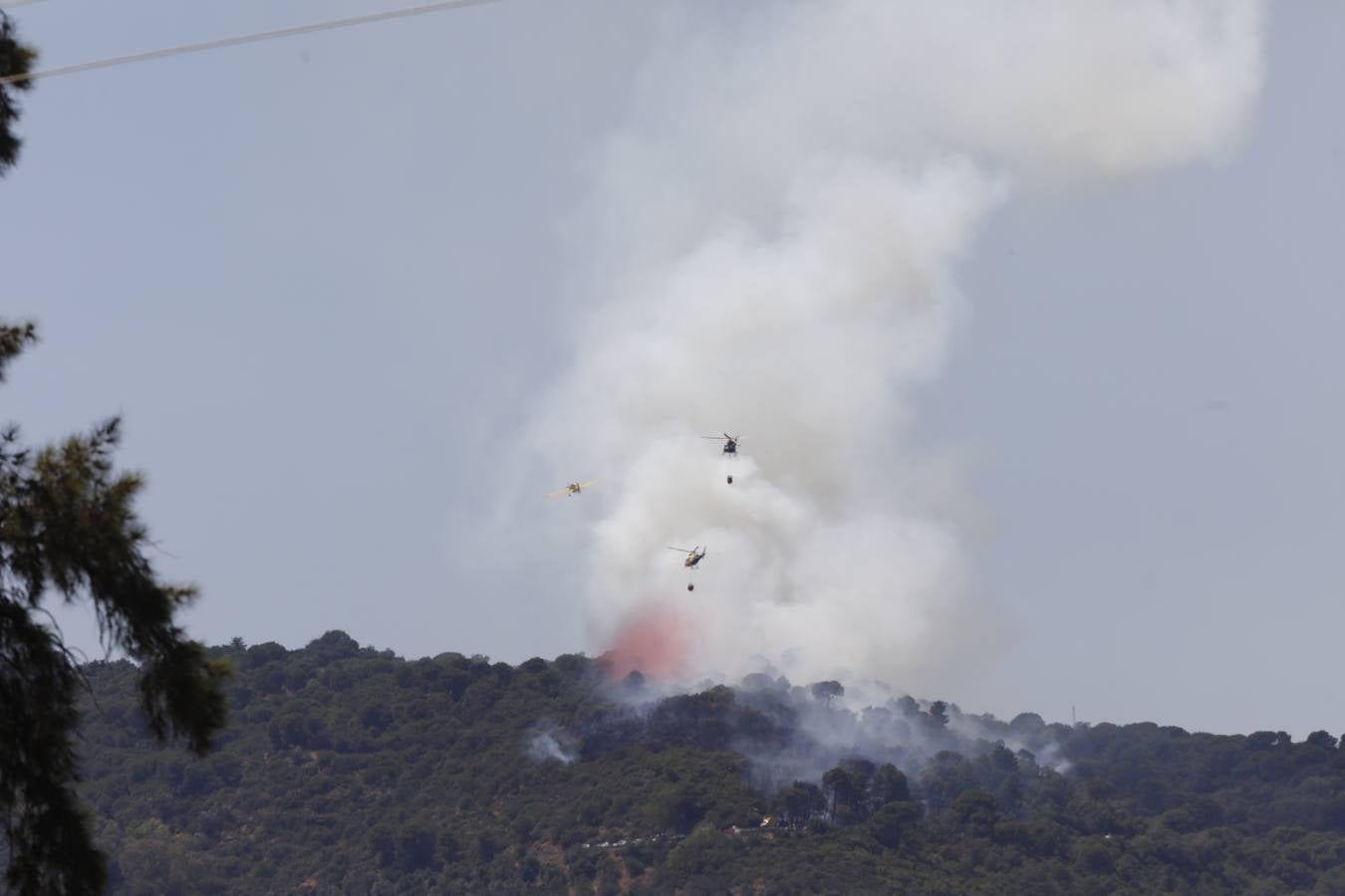 El incendio en la Sierra de Córdoba, en imágenes