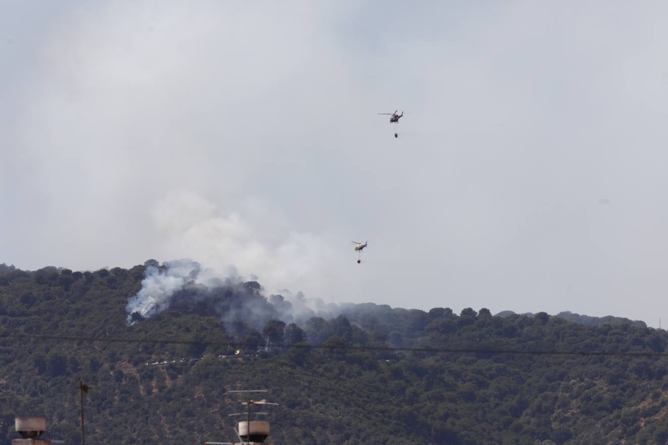 El incendio en la Sierra de Córdoba, en imágenes