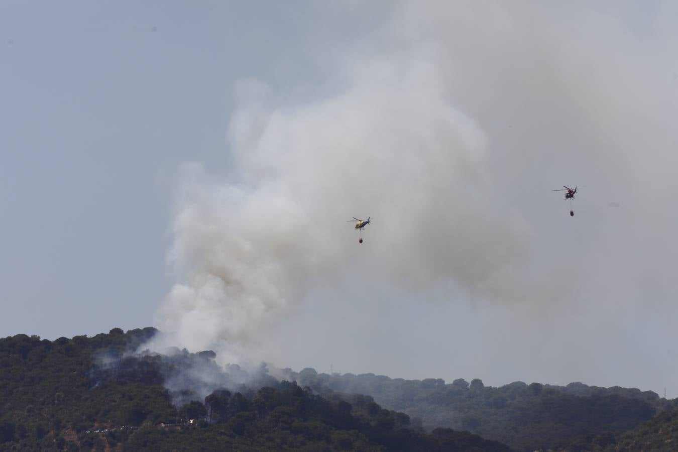 El incendio en la Sierra de Córdoba, en imágenes