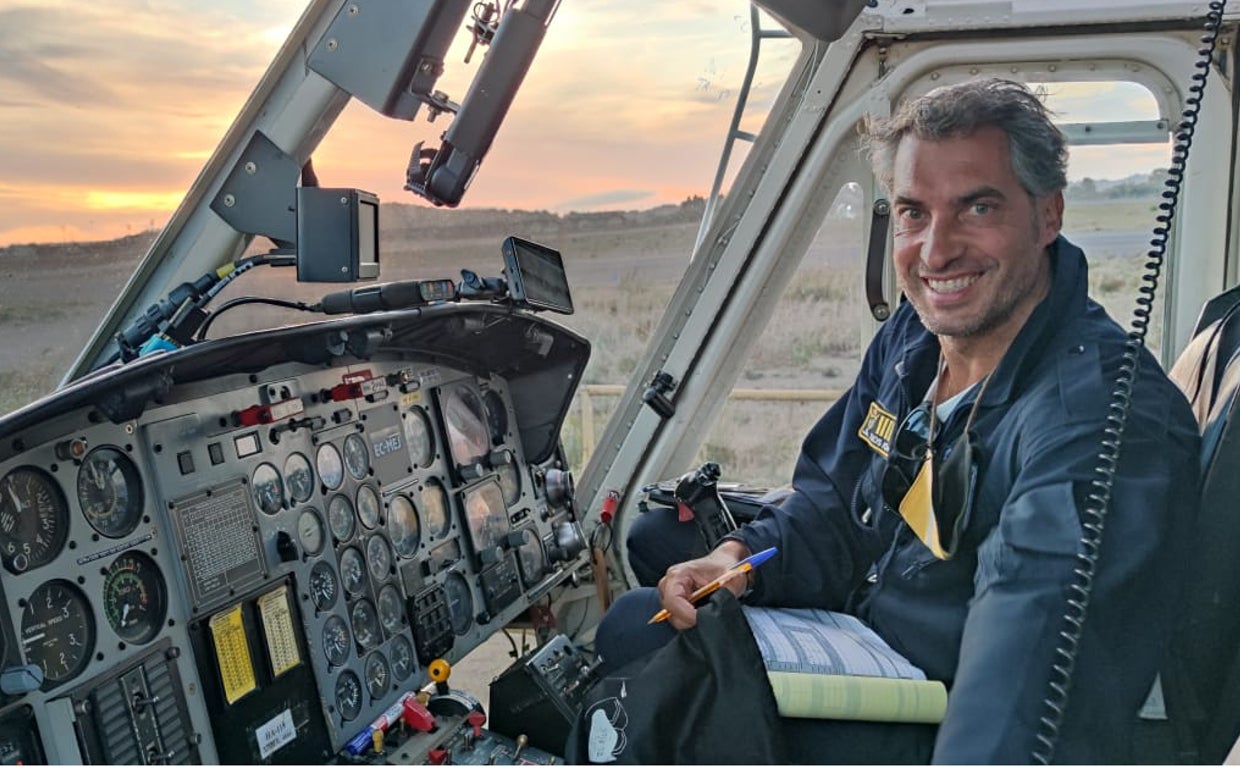 José Luis Ríos, piloto de helicópteros de extinción de incendios forestales