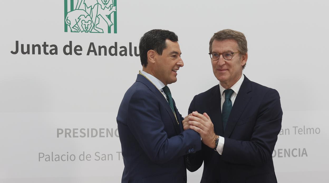 Feijóo señala que su «mayoría absoluta sobrada» del PP en Andalucía es «un «mensaje de estabilidad para España»