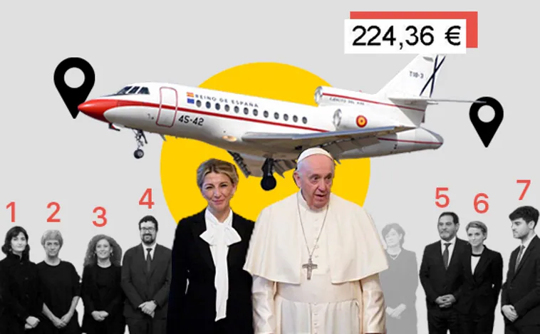 Yolanda Díaz logró gastar apenas «224 euros» en su viaje al Vaticano con siete asesores