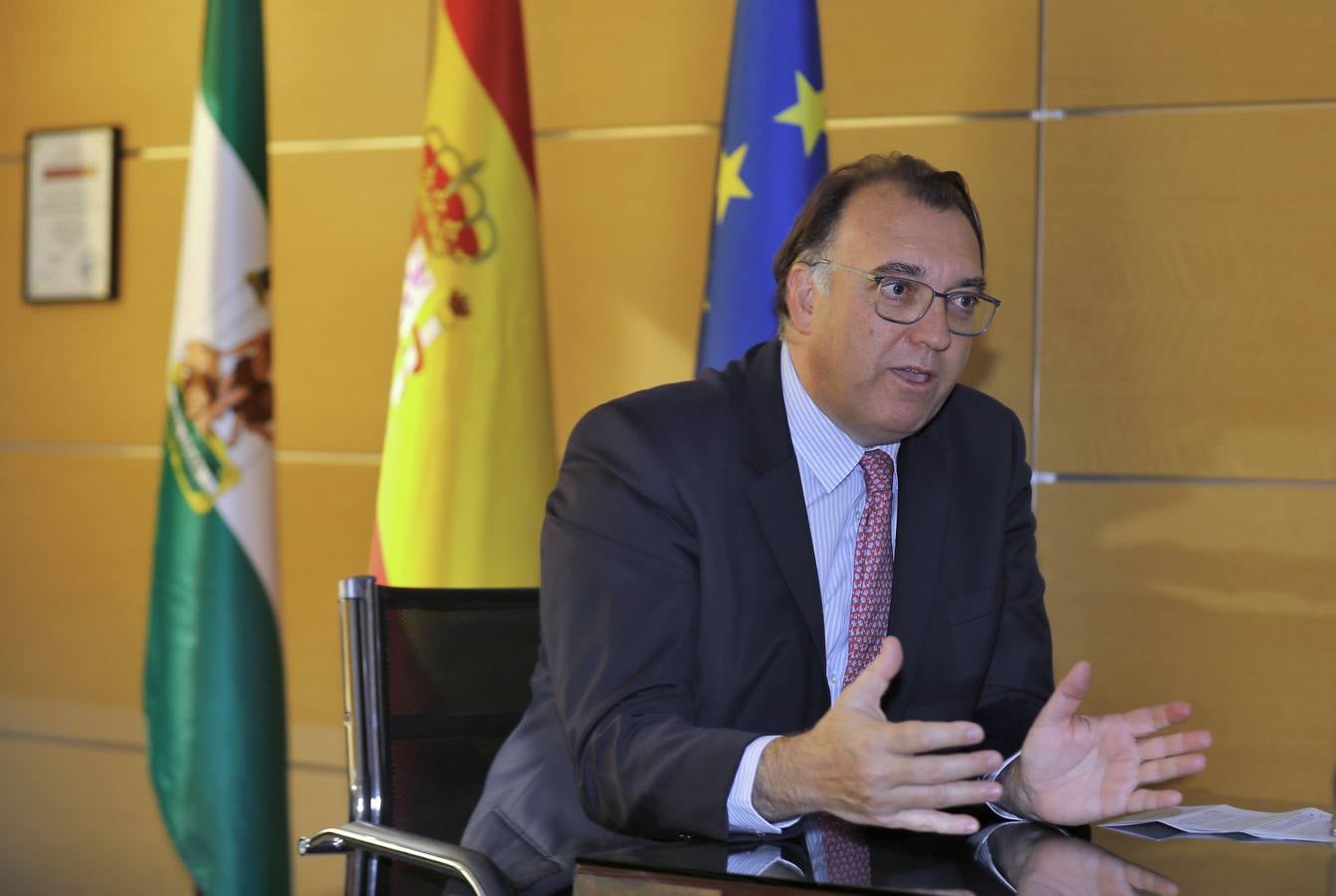 Arturo Bernal, consejero de Turismo, Deporte y Cultura. J. M. SERRANO