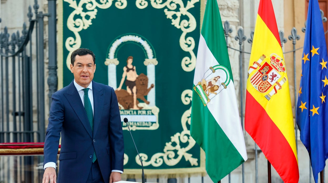 José Antonio Nieto, Gómez Villamandos y Rocío Blanco, los consejeros cordobeses de Moreno