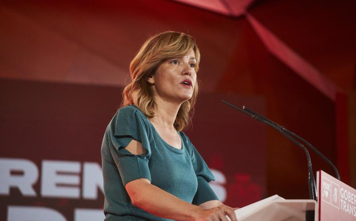 La portavoz del PSOE y ministra de Educación, Pilar Alegría