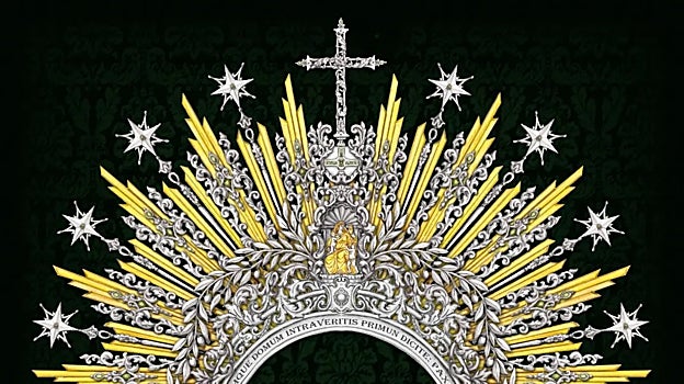 Diseño de la diadema, a cargo de Jesús de Julián