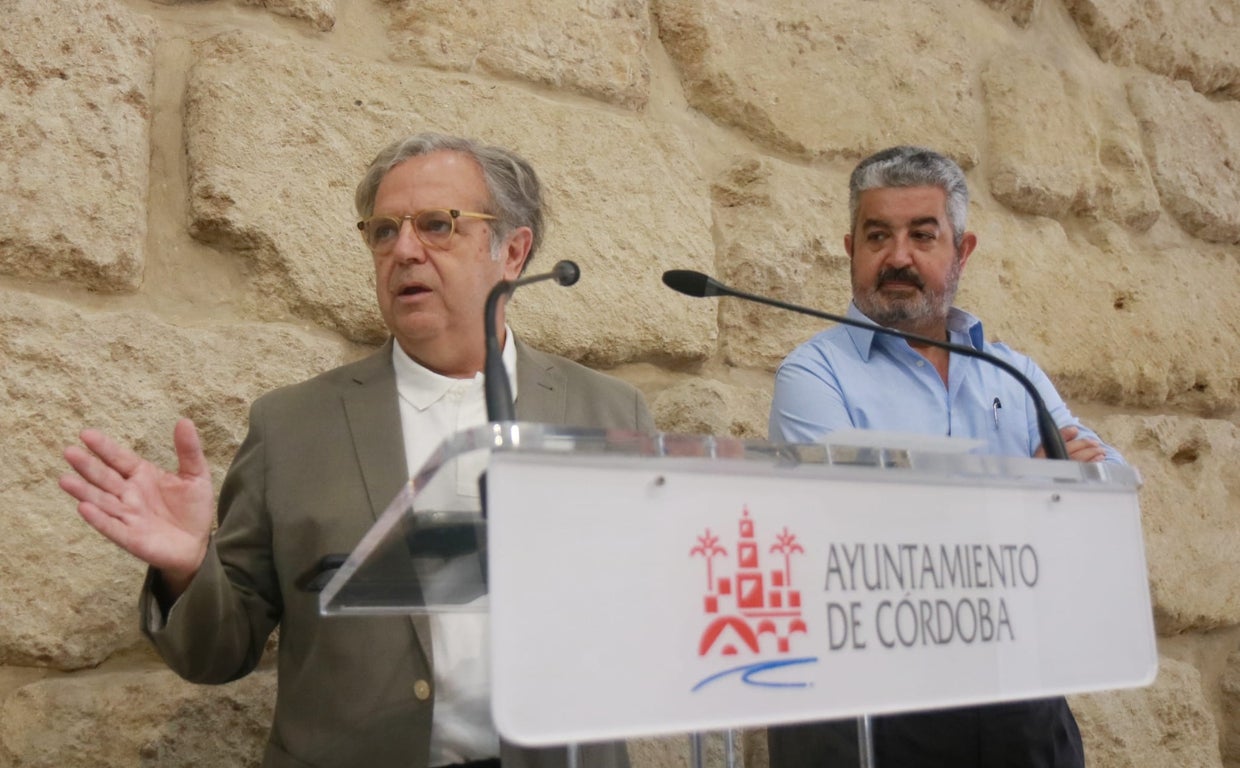 Salvador Fuentes y José Tomás Valverde, en la comparecencia