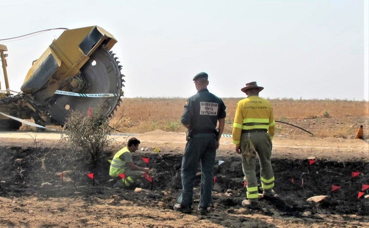 Investigan a siete personas por un incendio en Zamora