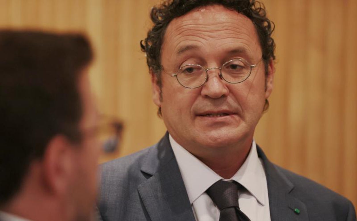 El nuevo fiscal general del Estado, Álvaro García Ortiz, ayer en el Congreso